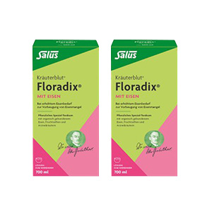 FLORADIX mit Eisen Lösung zum Einnehmen Doppelpackung (2x 700ml)
