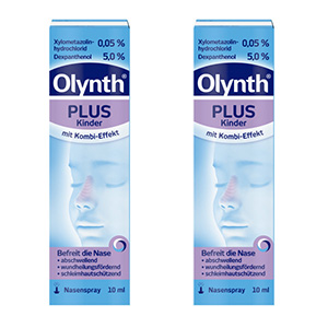 OLYNTH Plus 0,05%/5% für Kinder Nasenspray o.K. Doppelpackung (2x 10ml)