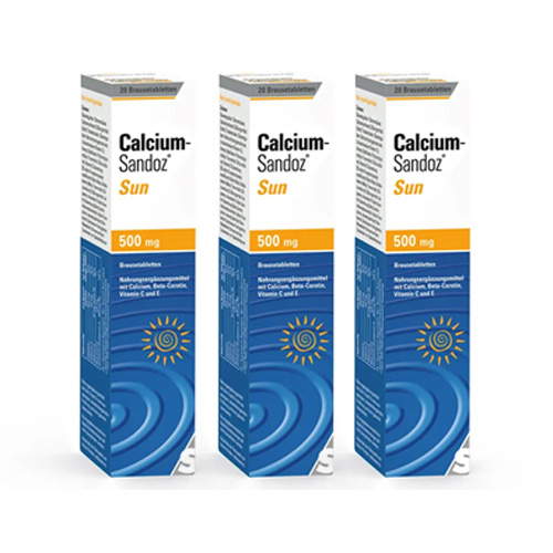 CALCIUM SANDOZ Sun Brausetabletten (3x 20St)