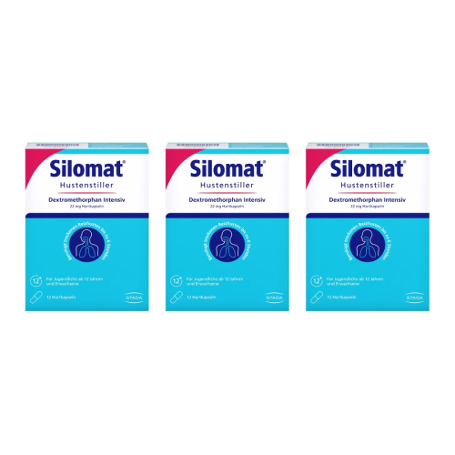 SILOMAT Hustenstiller Dextromethorphan Intensiv (3x 12St)