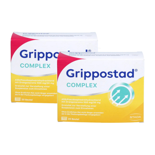 GRIPPOSTAD Complex ASS/Pseudoeph.500/30 mg Orange Set (2x20St)