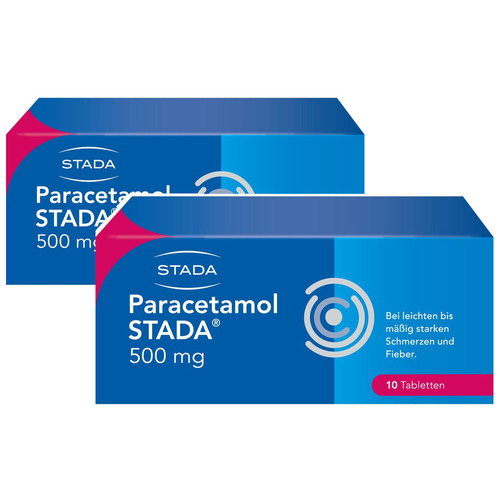 PARACETAMOL STADA 500 mg Tabletten Doppelpackung (2x10St)