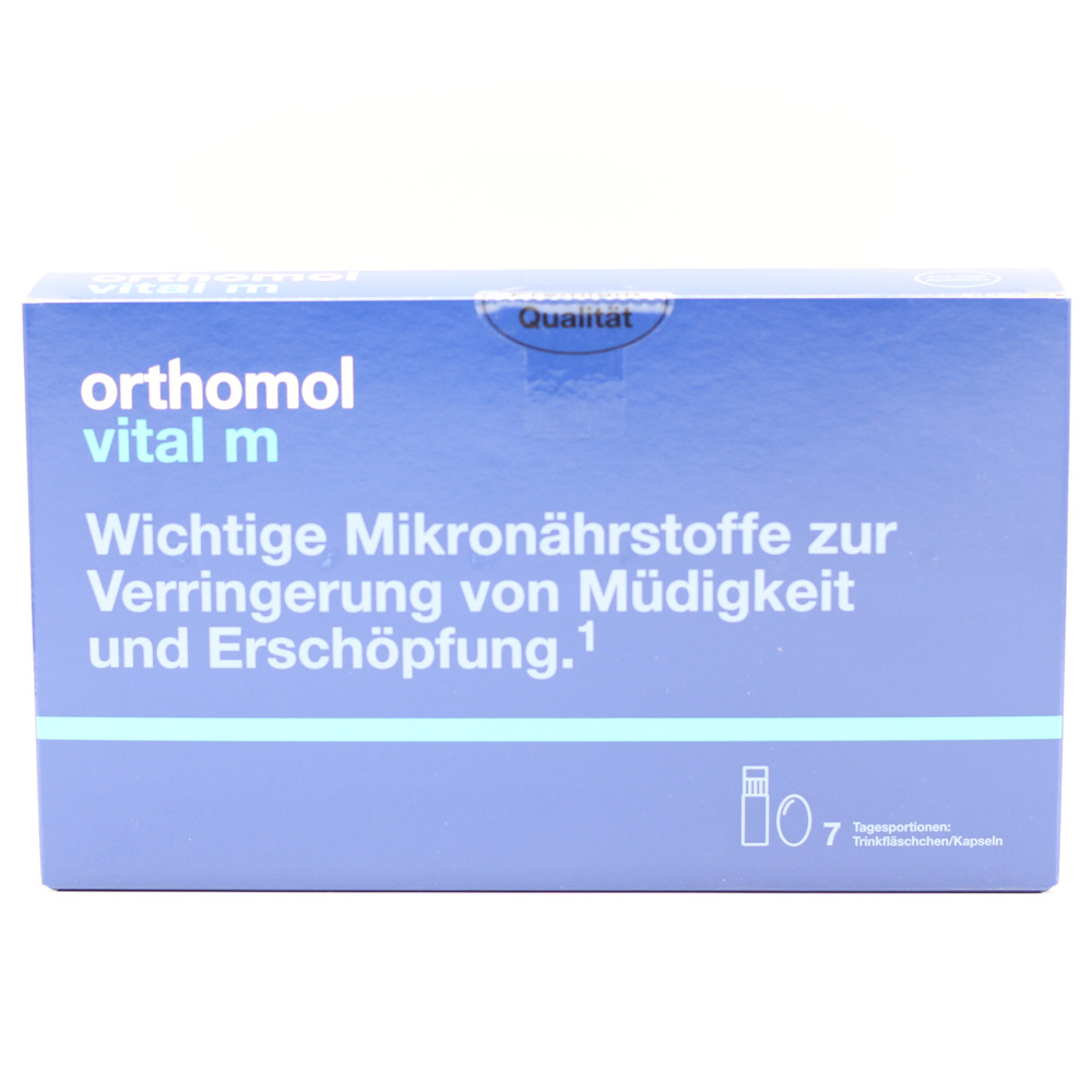 ORTHOMOL Vital M Trinkfläschchen/Kaps.Kombipack.