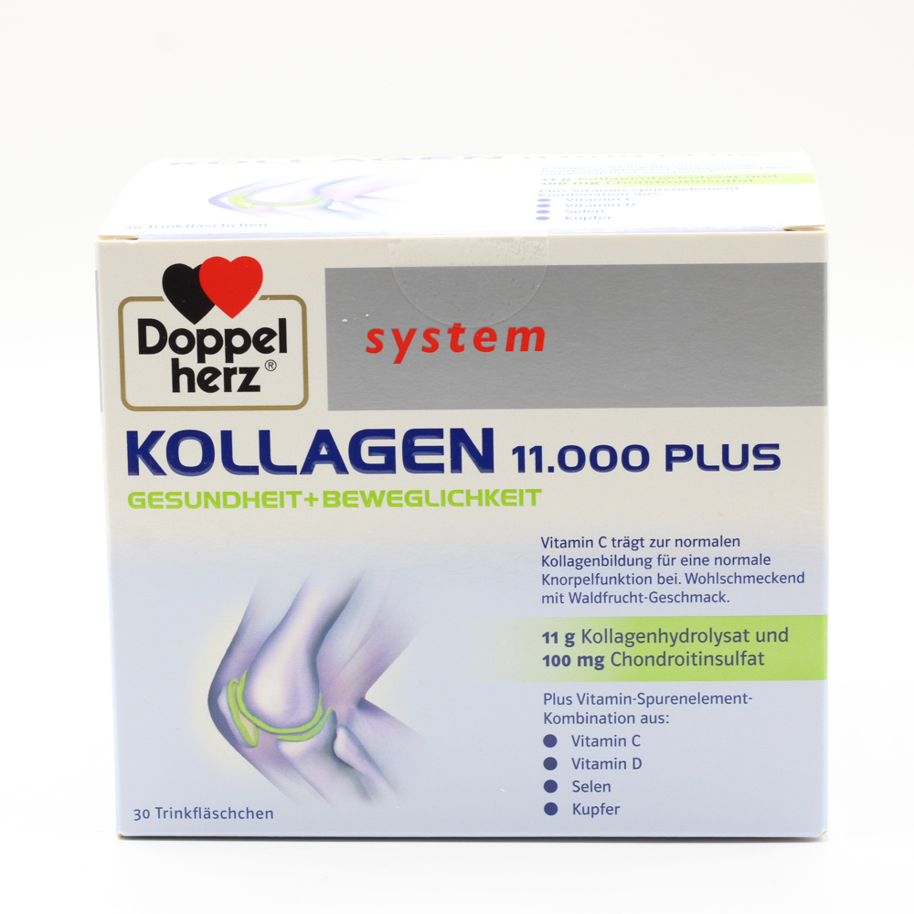 DOPPELHERZ Kollagen 11.000 Plus system Ampullen