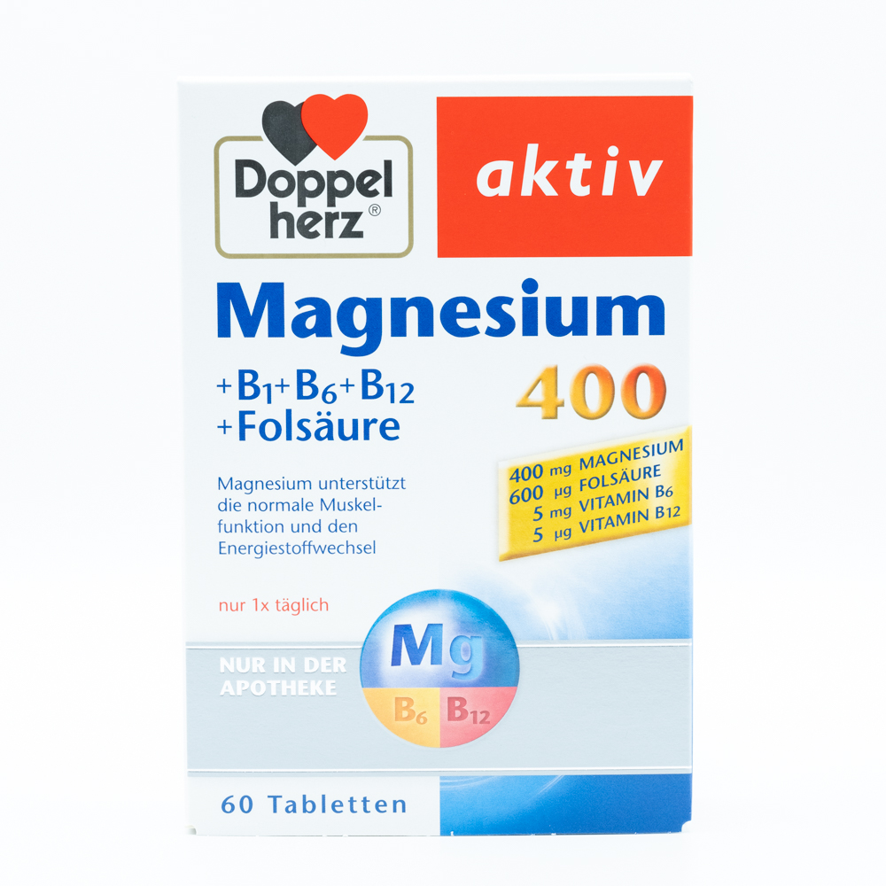 DOPPELHERZ Magnesium 400 mg Tabletten