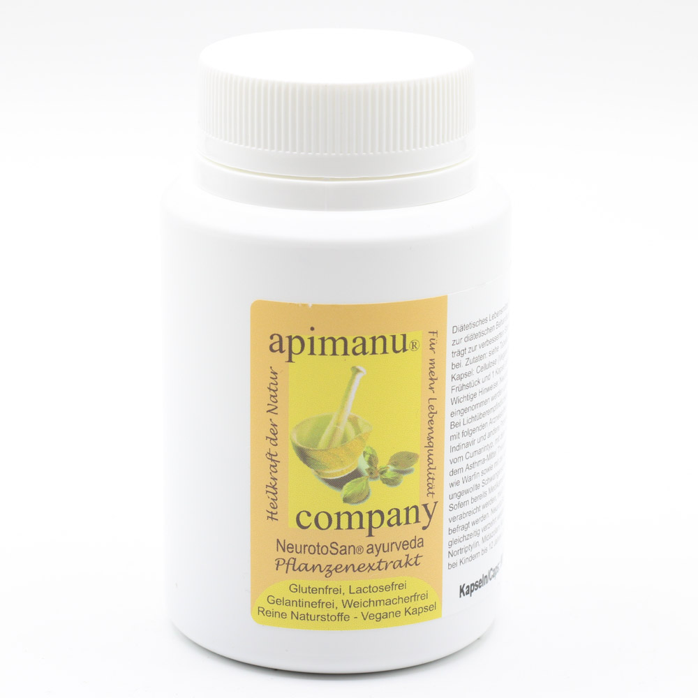 APIMANU neurotoSan Ayurveda Kapseln