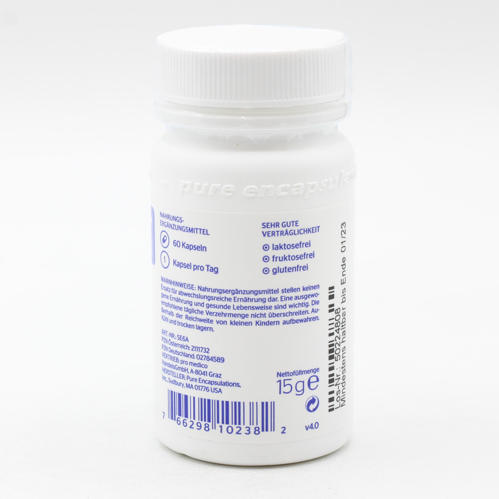 PURE ENCAPSULATIONS Selen Selenmethionin Kapseln