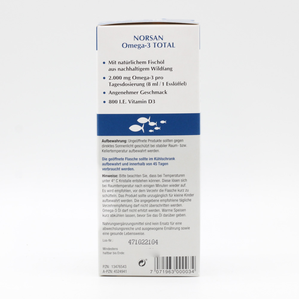 NORSAN Omega-3 Total Naturell flüssig