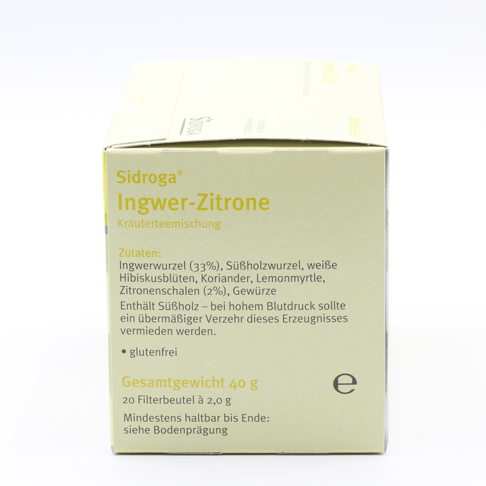SIDROGA Wellness Ingwer-Zitrone Tee Filterbeutel