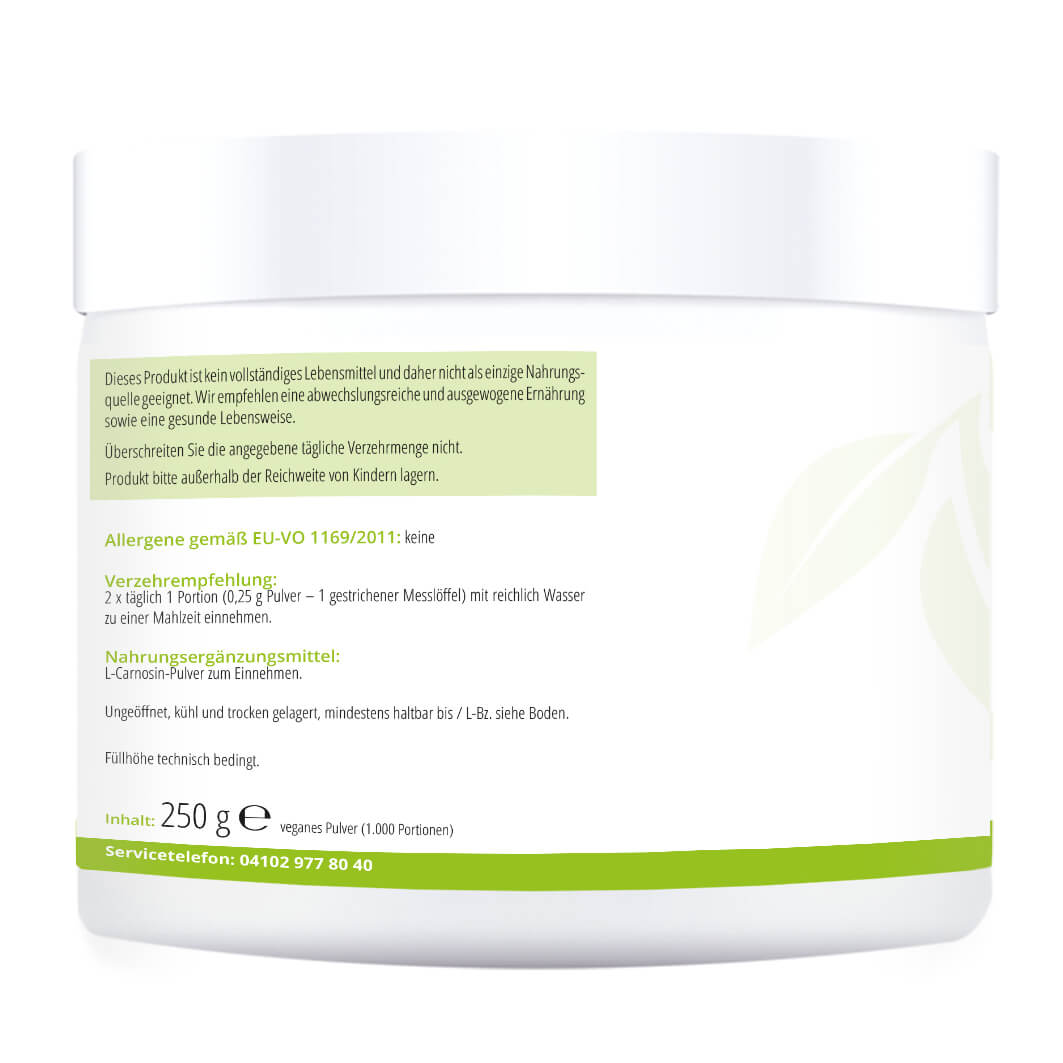 APORTHA L-Carnosin vegetarisch Pulver