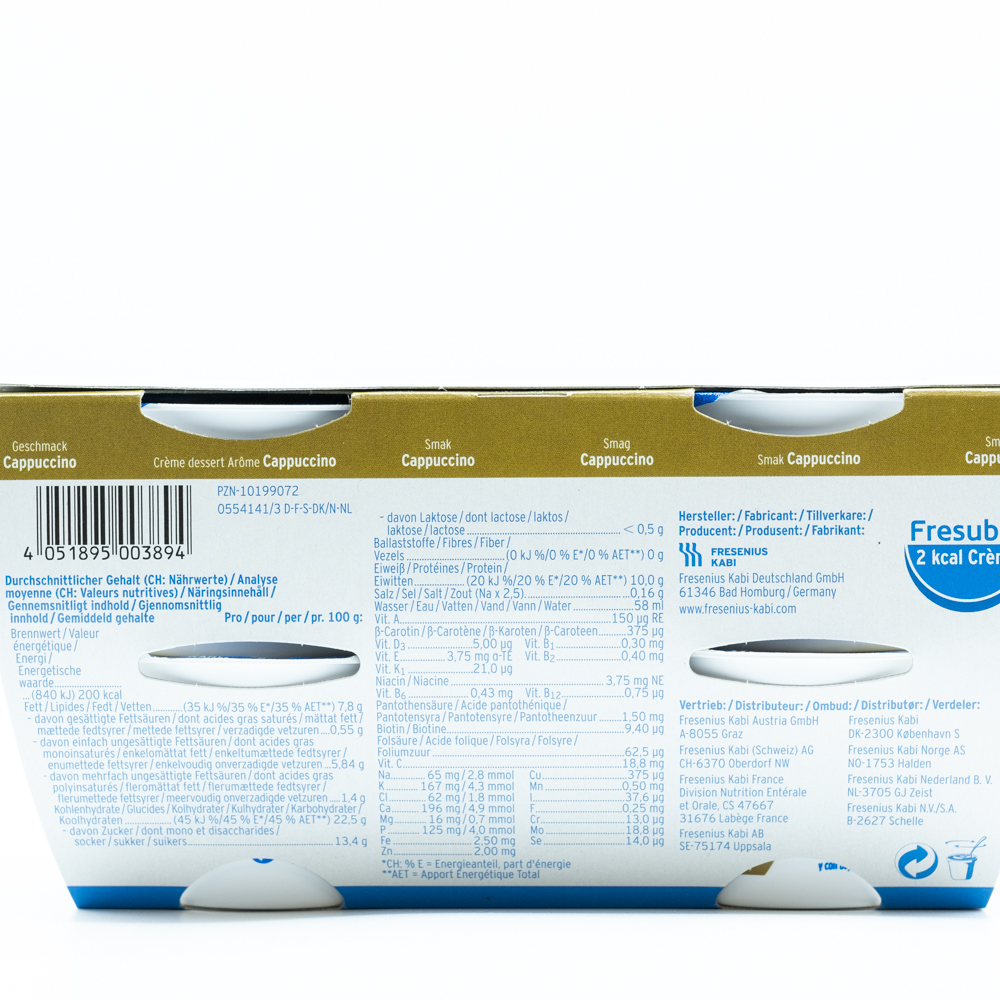 FRESUBIN 2 kcal Creme Mischkarton im Becher Set (2x3000g)