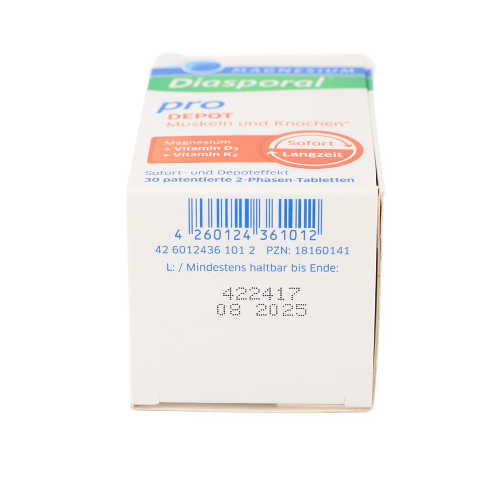 MAGNESIUM DIASPORAL pro D3+K2 DEPOT Muskel+Kno.Tab