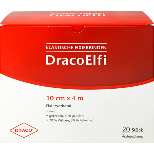 DRACOELFI elast.Fixierbinde 10 cmx4 m gekreppt