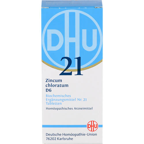 BIOCHEMIE DHU 21 Zincum chloratum D 6 Tabletten