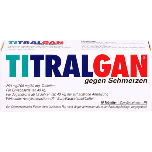 TITRALGAN Tabletten gegen Schmerzen