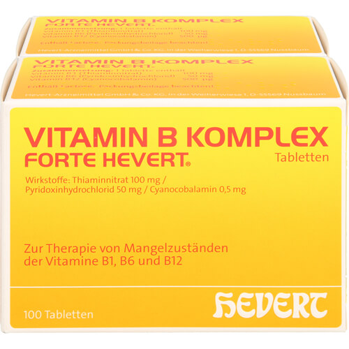VITAMIN B KOMPLEX forte Hevert Tabletten