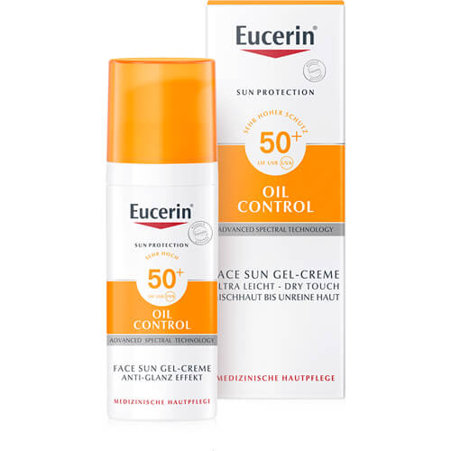EUCERIN Sun Gel-Creme Oil Contr.Anti-Gl.Eff.LSF50+