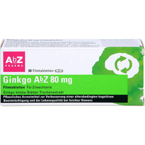 GINKGO AbZ 80 mg Filmtabletten