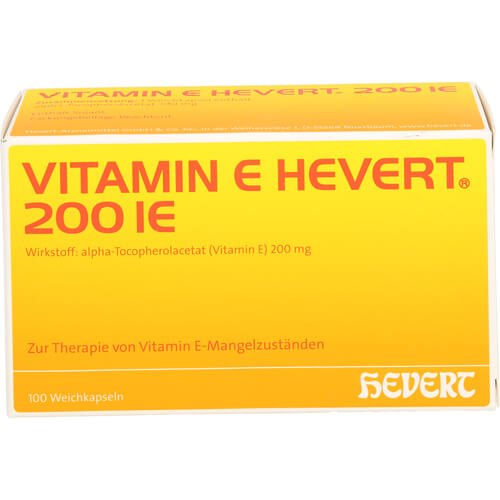 VITAMIN E HEVERT 200 I.E. Weichkapseln