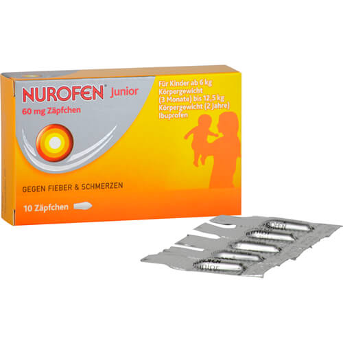 NUROFEN Junior 60 mg Zäpfchen