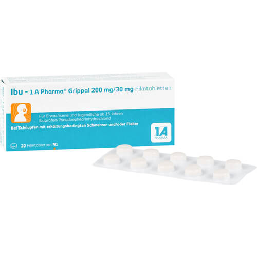 IBU-1A Pharma Grippal 200 mg/30 mg Filmtabletten