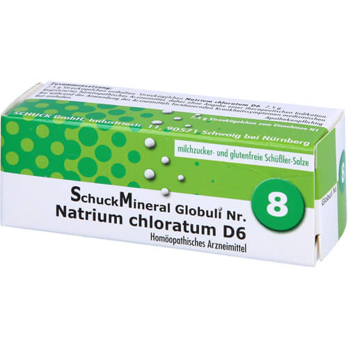 SCHUCKMINERAL Globuli 8 Natrium chloratum D6