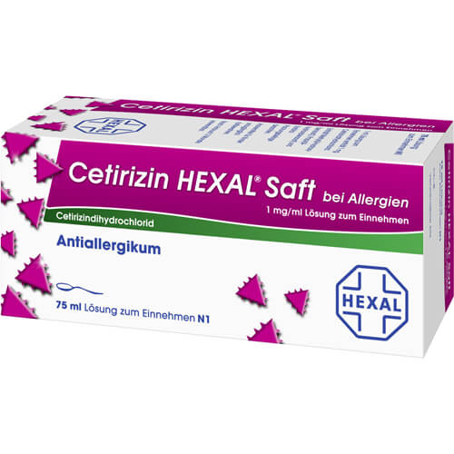 CETIRIZIN HEXAL Saft bei Allergien