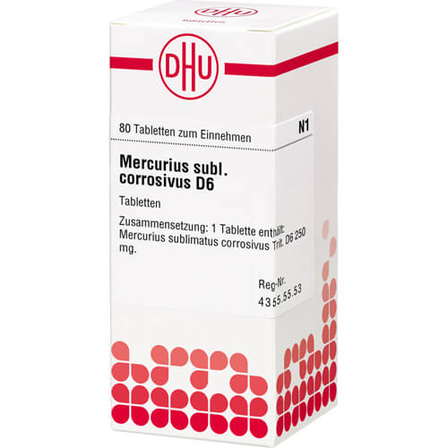 MERCURIUS SUBLIMATUS corrosivus D 6 Tabletten