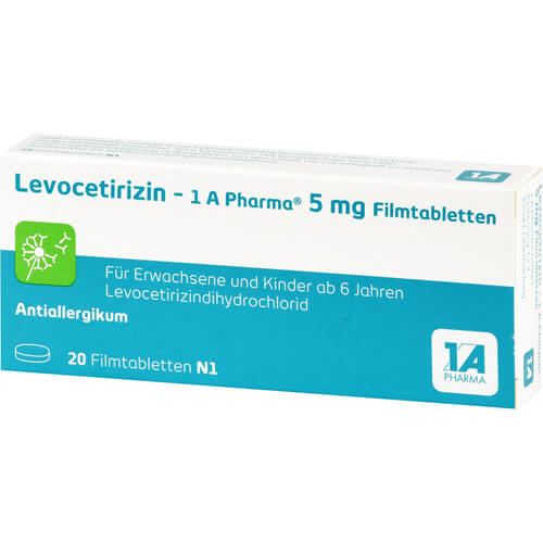 LEVOCETIRIZIN-1A Pharma 5 mg Filmtabletten
