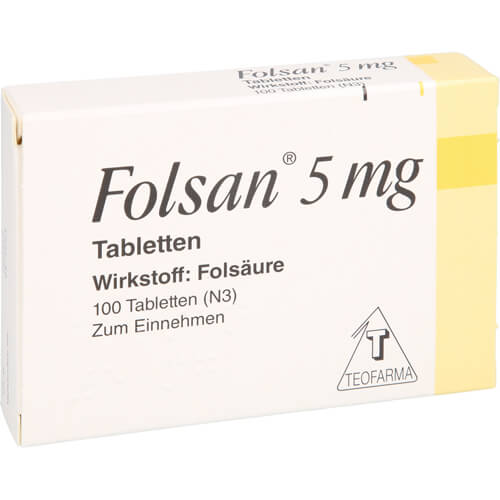 FOLSAN 5 mg Tabletten