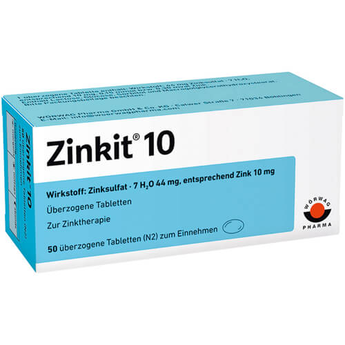 ZINKIT 10 überzogene Tabletten