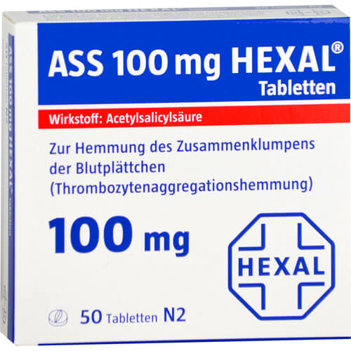 ASS 100 mg HEXAL Tabletten