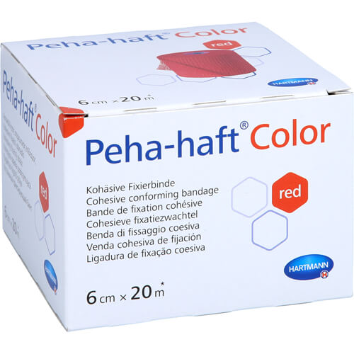 PEHA-HAFT Color Fixierb.latexfrei 6 cmx20 m rot