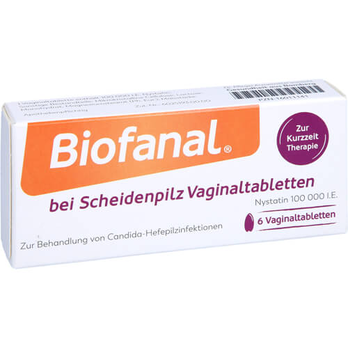BIOFANAL bei Scheidenpilz 100 000 I.E. Vaginaltab.