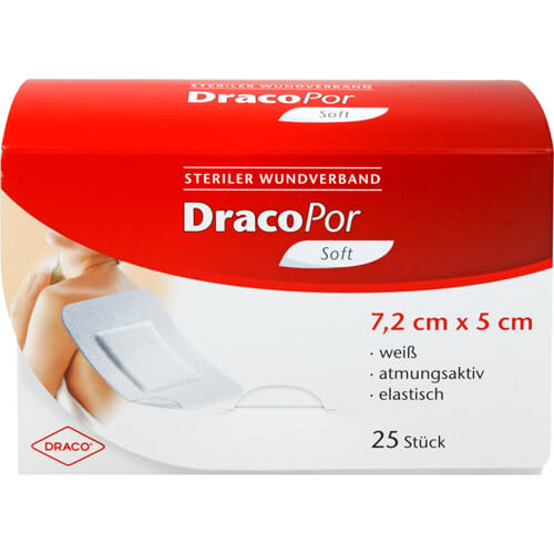 DRACOPOR Wundverband 5x7,2 cm steril