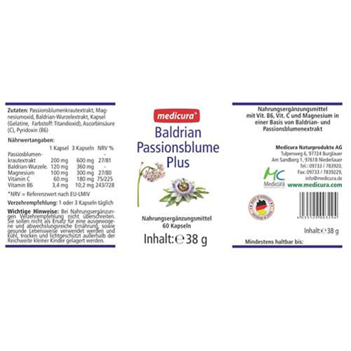 BALDRIAN PASSIONSBLUME plus Kapseln