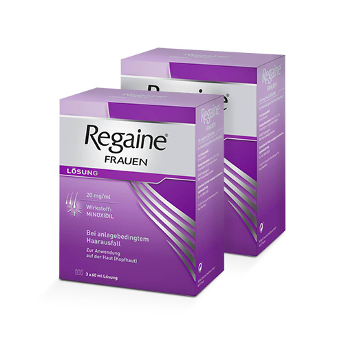 REGAINE® Frauen Lösung mit 2% Minoxidil Doppelpackung (2x180ml)