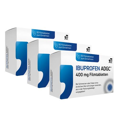 IBUPROFEN ADGC 400 mg Filmtabletten (3x 50St)