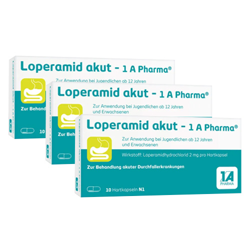 LOPERAMID akut-1A Pharma Hartkapseln (3x 10St)