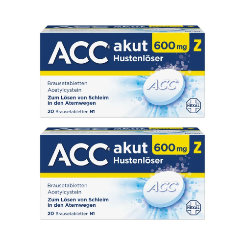 ACC akut 600 Z Hustenlöser Brausetabletten Set (2x 20St)