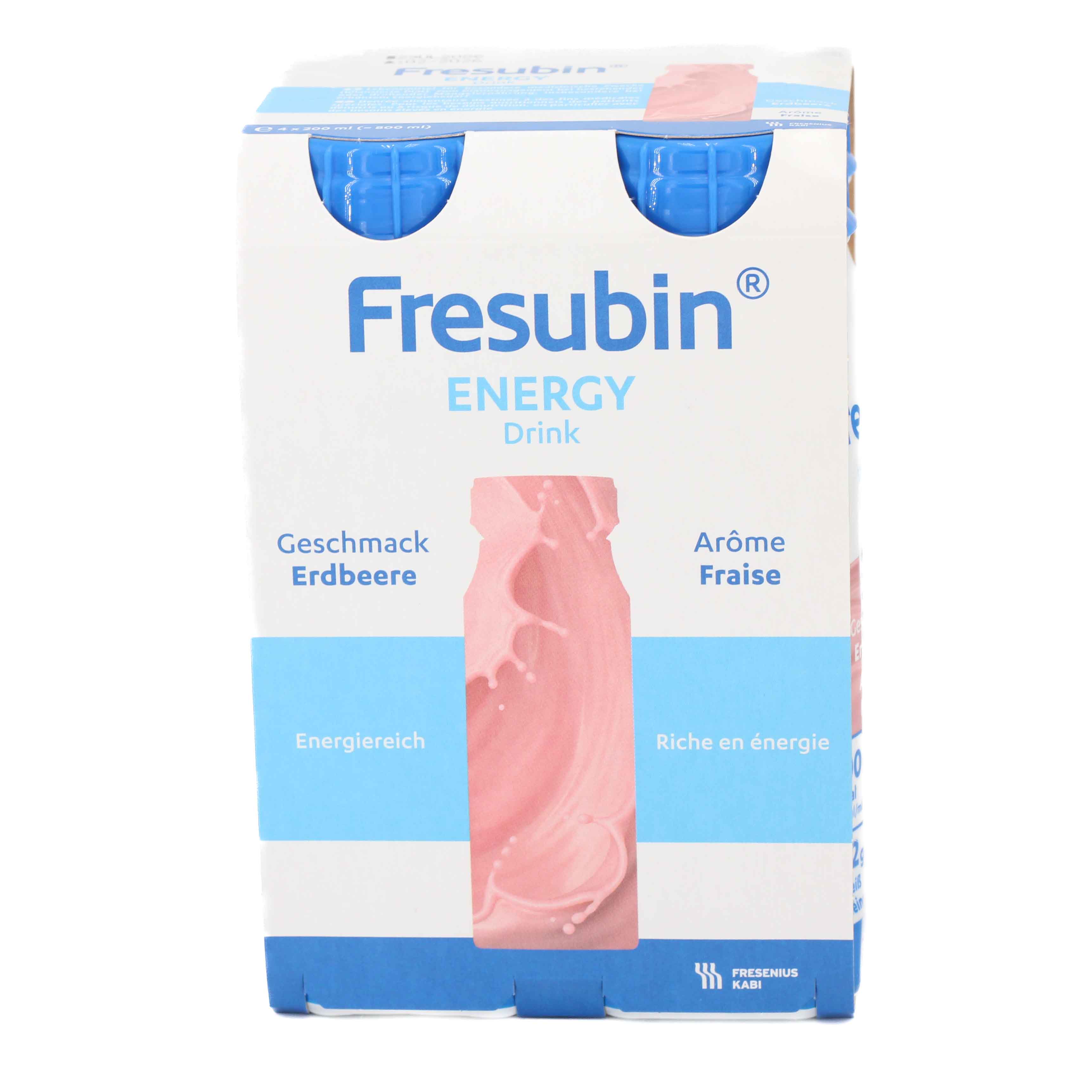 FRESUBIN ENERGY DRINK Erdbeere Trinkflasche Set (2x4St)