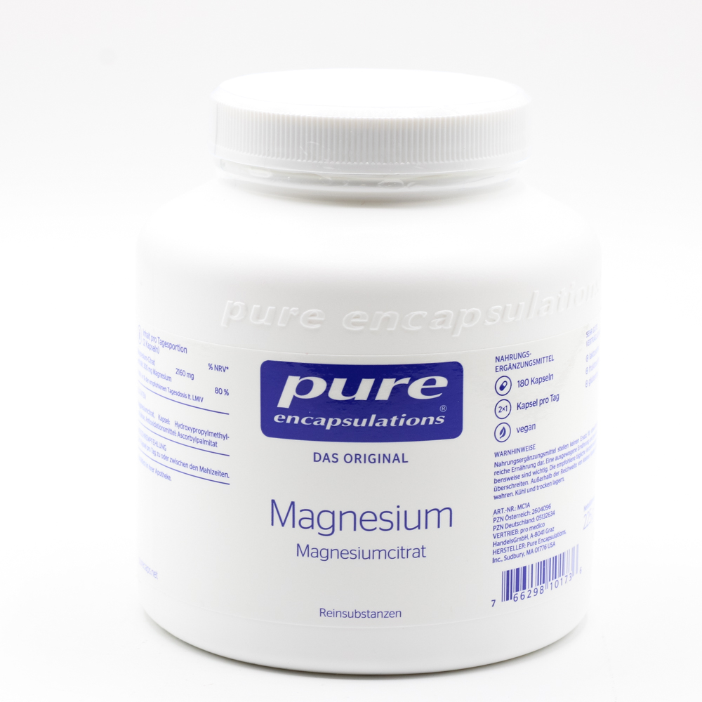 PURE ENCAPSULATIONS Magnesium Magn.Citrat Kapseln