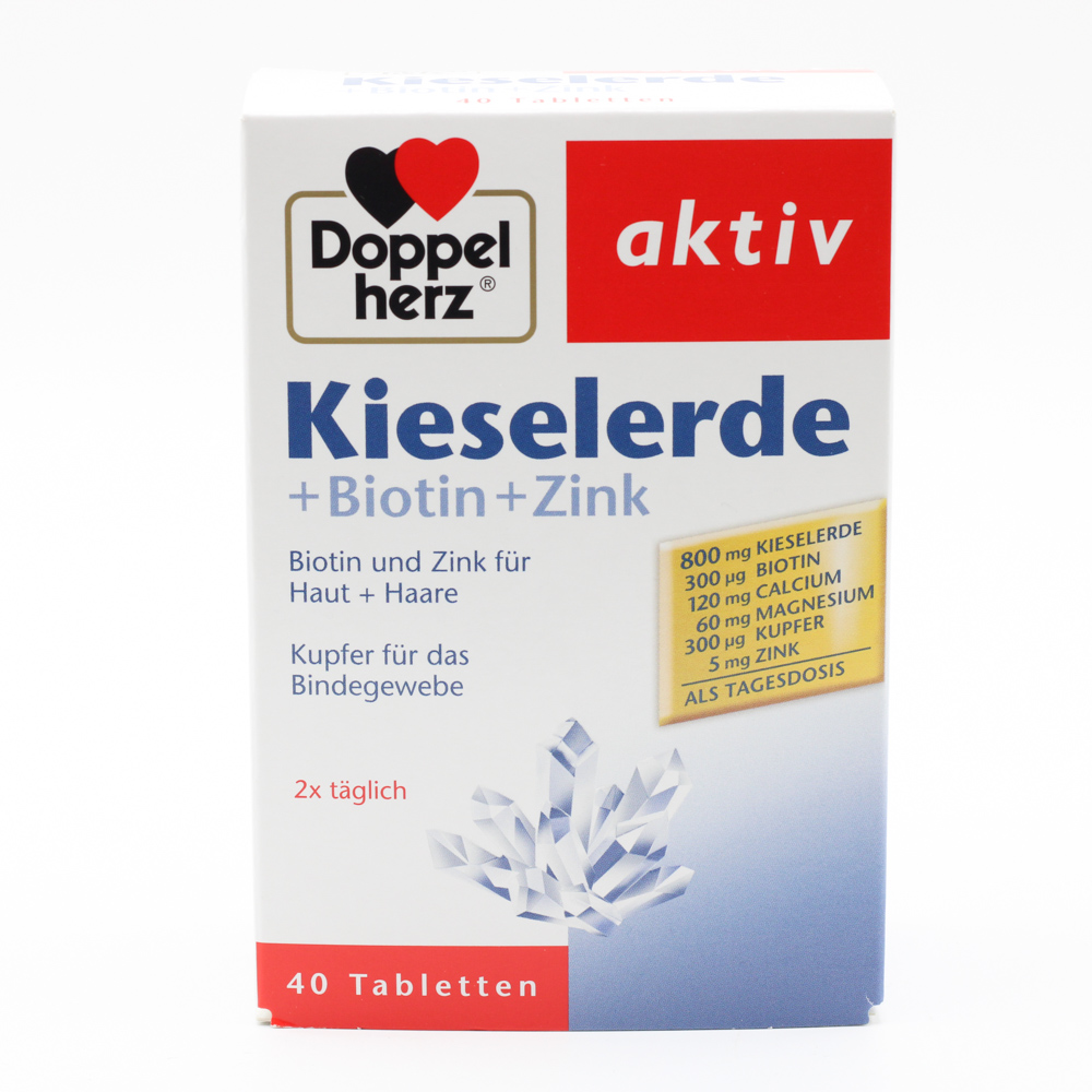 DOPPELHERZ Kieselerde+Biotin+Zink Tabletten