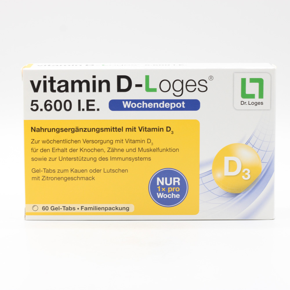 VITAMIN D-LOGES 5.600 I.E. Wo.Depot Kautabl.Fam.Pa