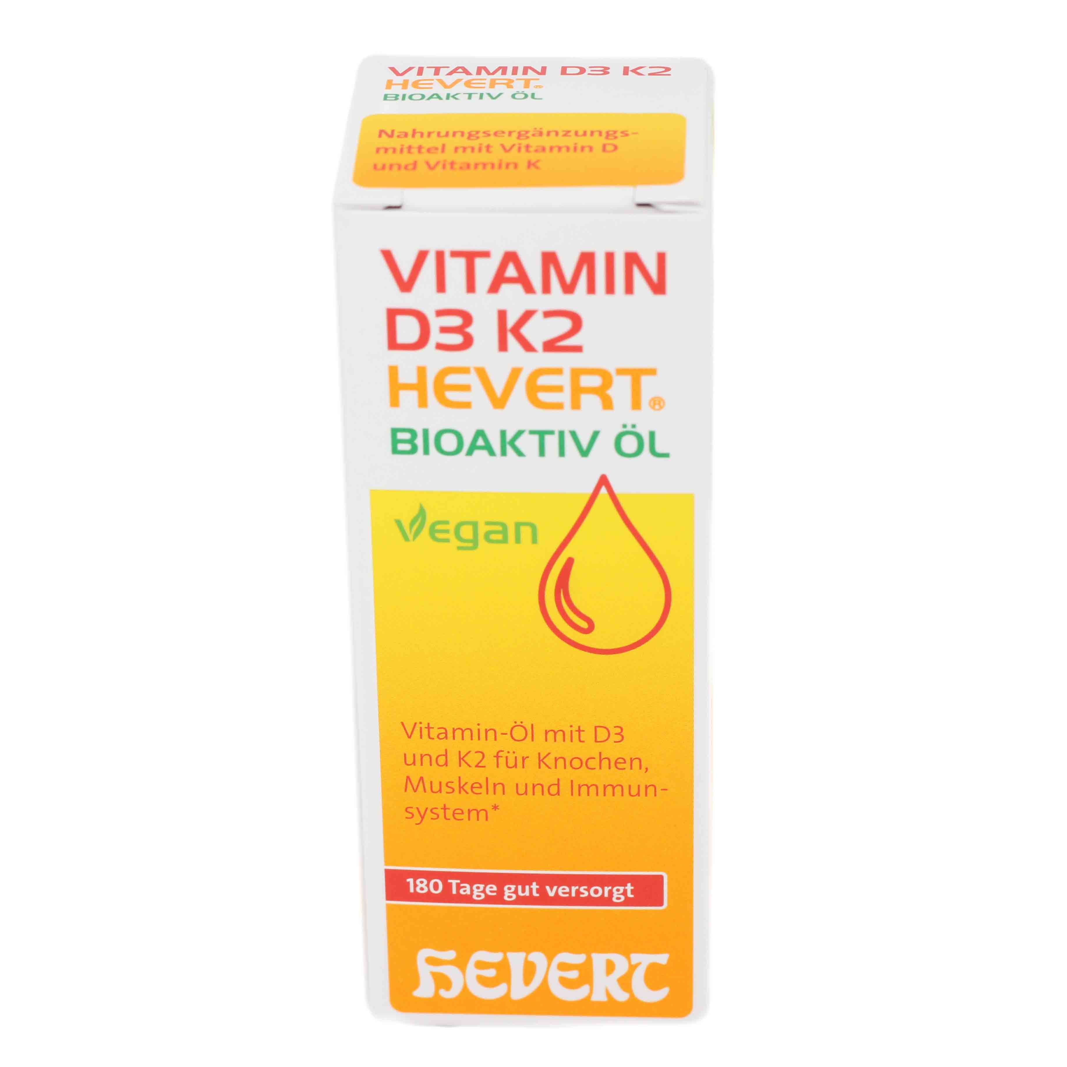 VITAMIN D3 K2 Hevert Bioaktiv Öl