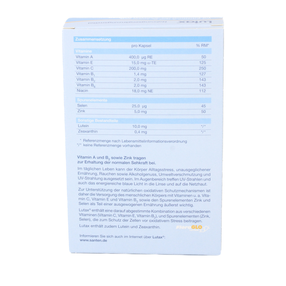 LUTAX 10 mg Lutein Kapseln