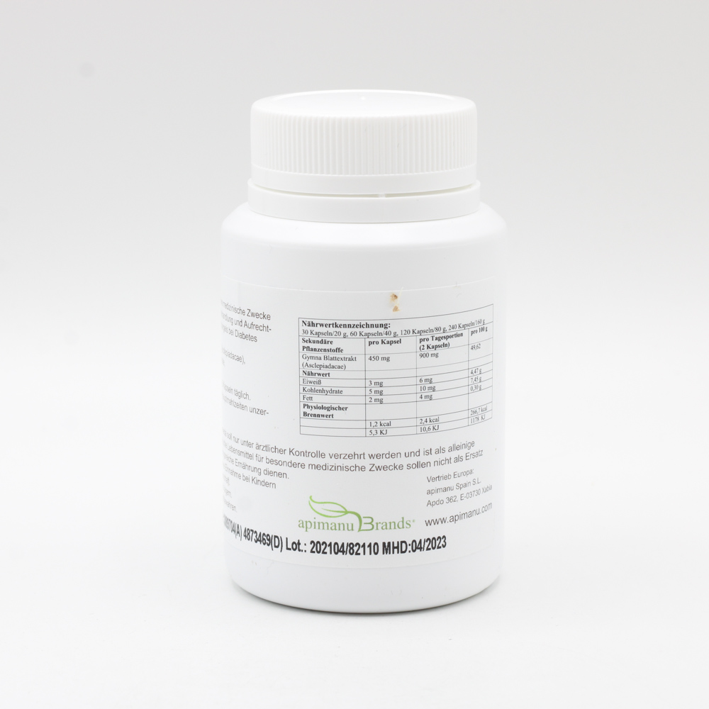 APIMANU Diabgymna Ayurveda Kapseln