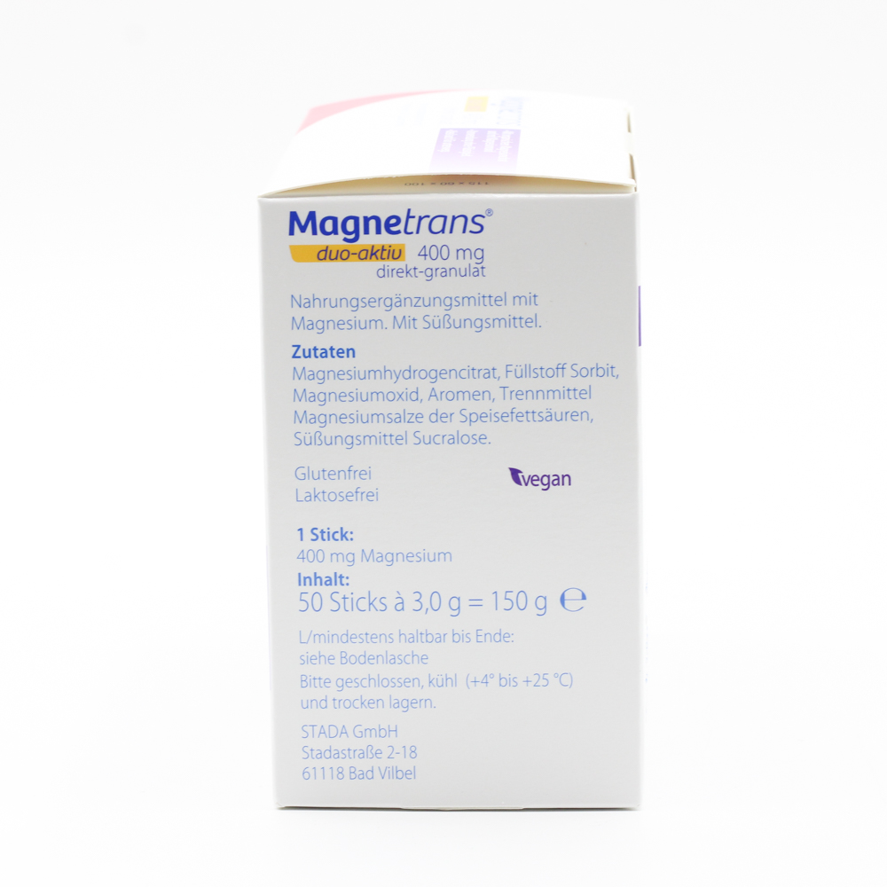 MAGNETRANS duo-aktiv 400 mg Sticks (2x50 St)