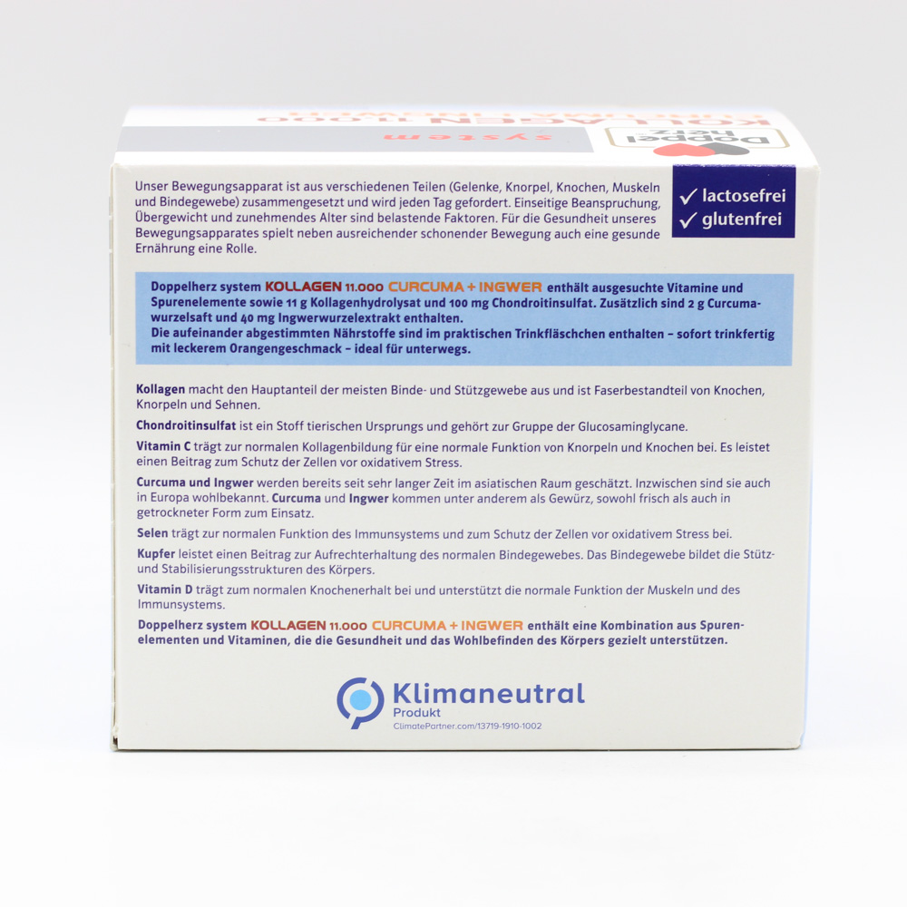 DOPPELHERZ Kollagen 11.000 Curcuma+Ingw.system TRA