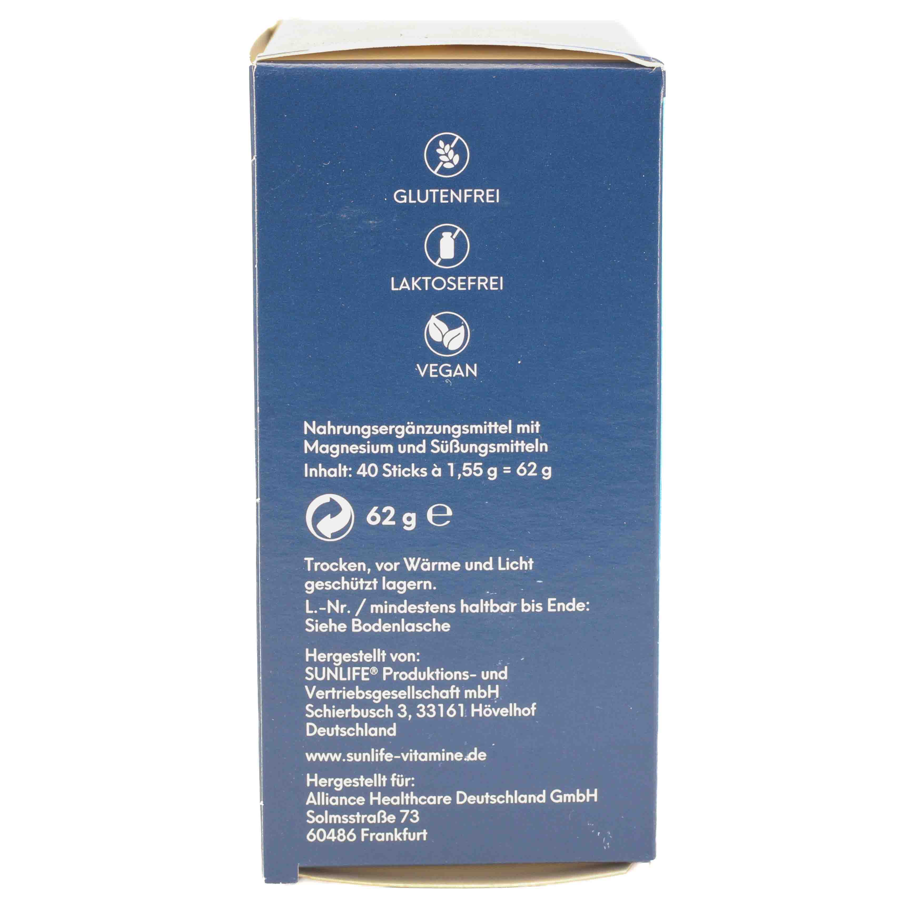 GESUND LEBEN Magnesiumcitrat Direktstick Pulver